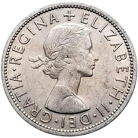 ½ Crown 1954-1970 [Great Britain] — 1