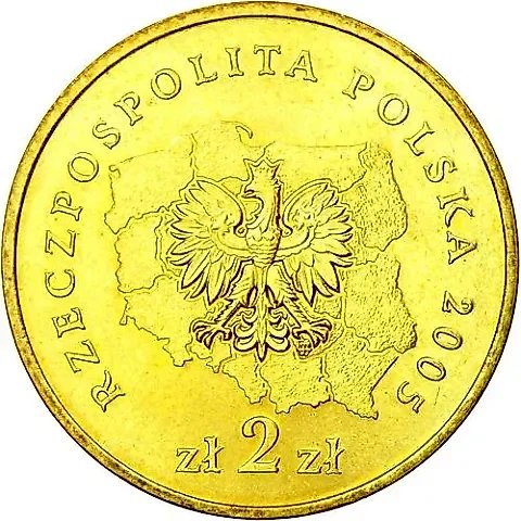 2 zlotych 2005, West Pomeranian Voivodeship [Poland] — 1