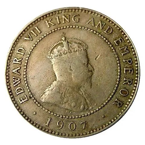 1/2 пенни 1907 [Ямайка] — 1