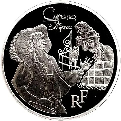 10 Euro 2012, Legendary Characters from French Literature - Cyrano de Bergerac [France] — 1