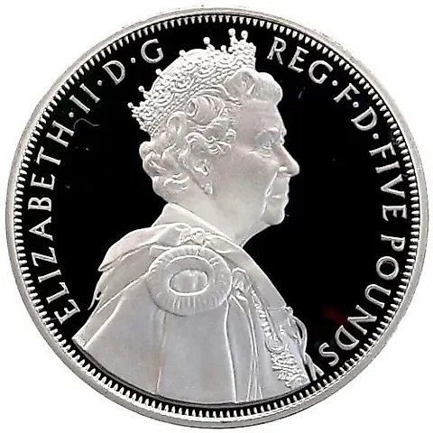 5 Pounds 2012, Diamond Jubilee of Queen Elizabeth II's Reign [Great Britain] — 1