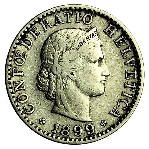 20 Rappen 1899 [Switzerland] — 1