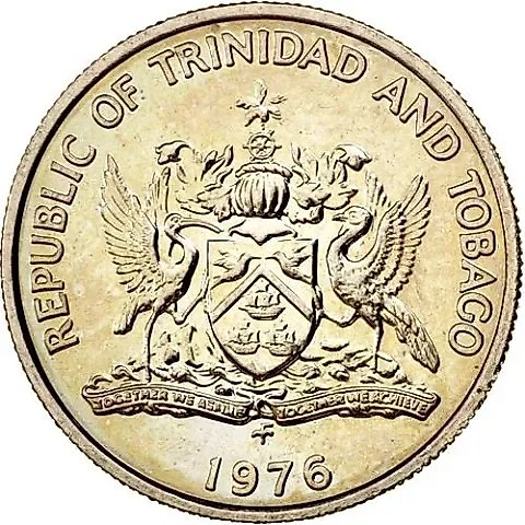 25 Cents 1976 [Trinidad and Tobago / Trinidad] — 1