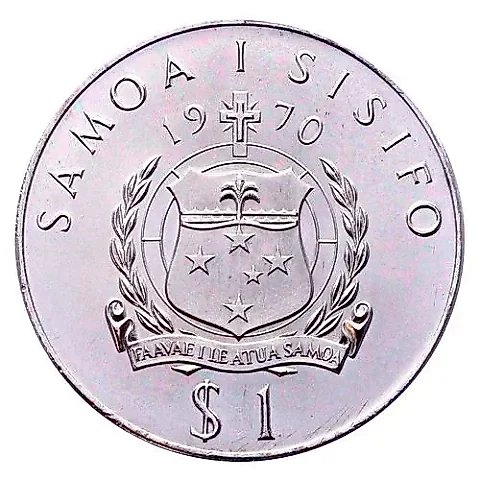 1 Tala 1970, Papal Visit [Samoa] — 1