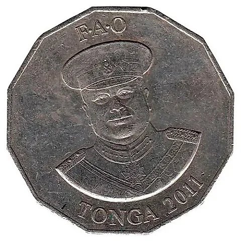 50 сенити 2011 [Тонга] — 1