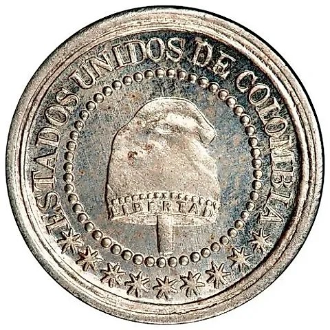 1¼ Centavo 1874 [Colombia] — 1
