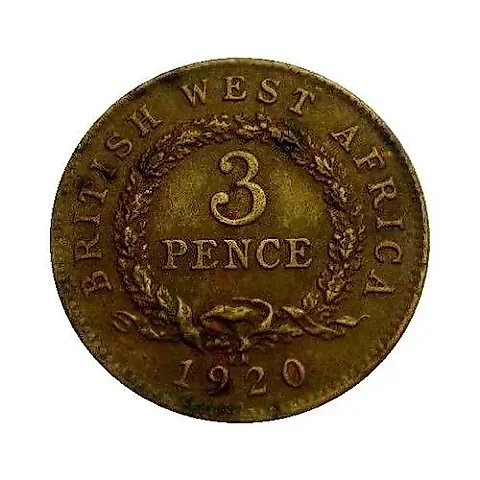 3 Pence 1920 [British West Africa] — 2