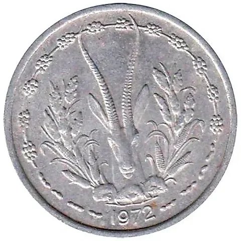 1 Franc 1972 [West Africa (BCEAO)] — 1