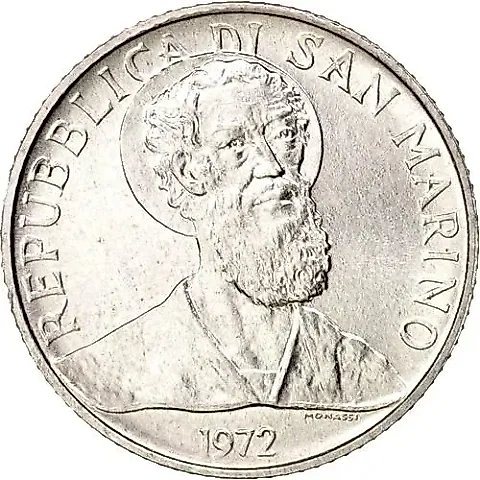 2 Lire 1972 [San Marino] — 1