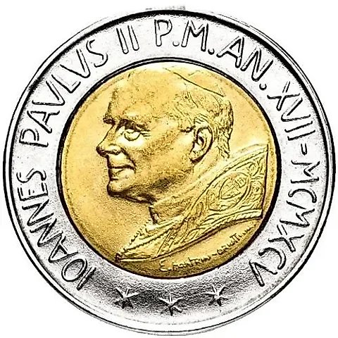 500 Lire 1995 [Vatican] — 1