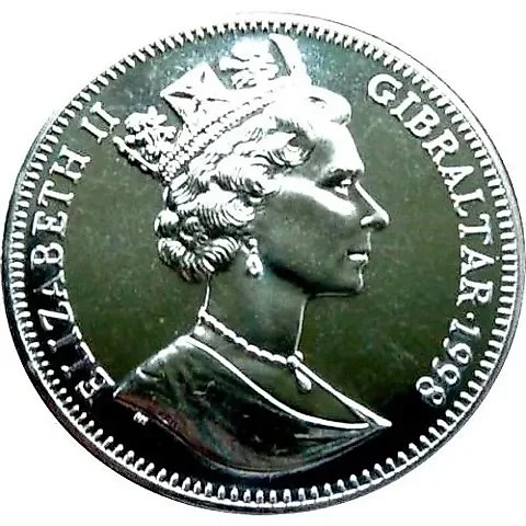 1 крона 1998, Медведь Паддингтон [Гибралтар] — 1