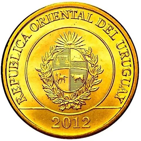 1 песо 2012 [Уругвай] — 1