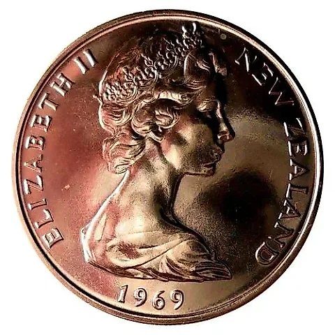 20 центов 1969 [Новая Зеландия] — 1