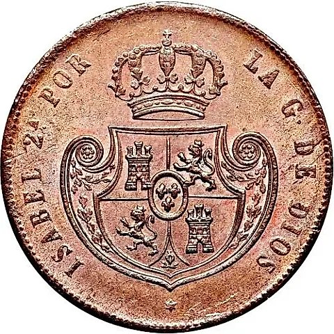 ½ Real 1848-1853 [Spain] — 1