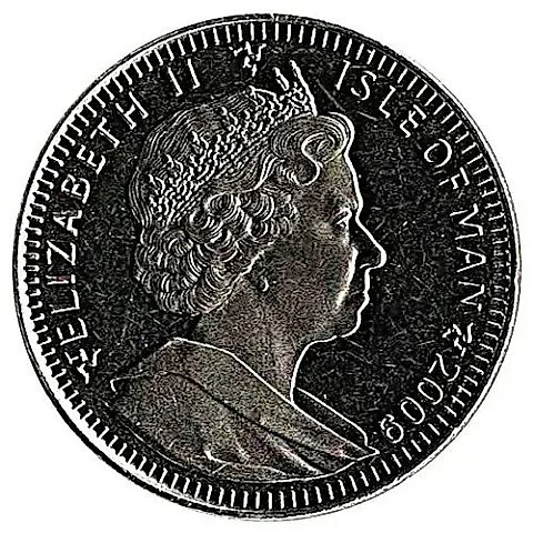 1 Crown 2009, XXX Summer Olympic Games, London 2012 - Swimming [Isle of Man] — 1