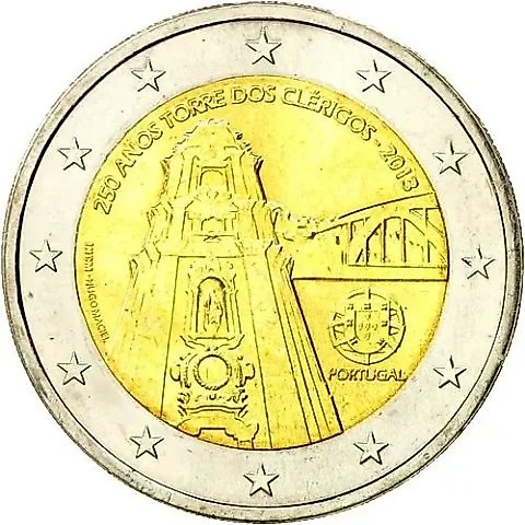 2 Euro 2013, 250th Anniversary of the Clérigos Tower [Portugal] — 1
