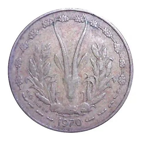 10 франков 1970 [Западная Африка (BCEAO)] — 1