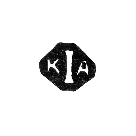 Клеймо 1-й Костромской артель - инициалы "к1а" - 1899-1908 гг.