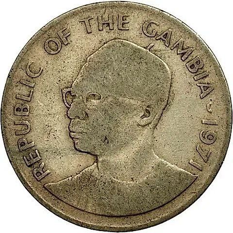 50 бутутов 1971 [Гамбия] — 1