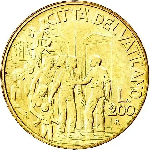 200 Lire 1994 [Vatican] — 1