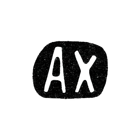 Mark of an Unknown Moscow Master - Initials "AKh" - Early 20th Century