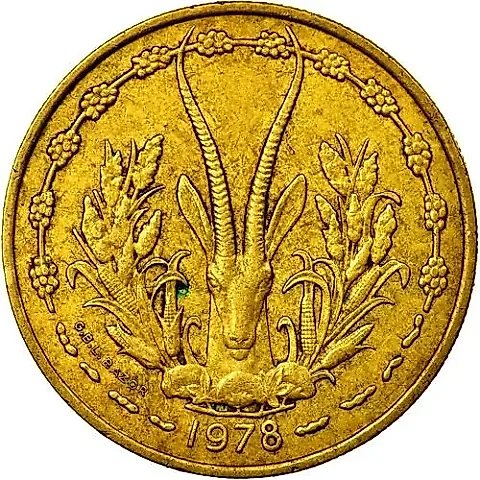 25 Francs 1978 [West Africa (BCEAO)] — 1