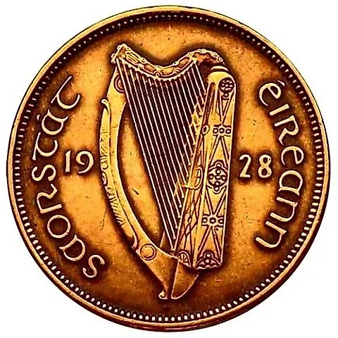 ½ Penny 1928-1937 [Ireland] — 1