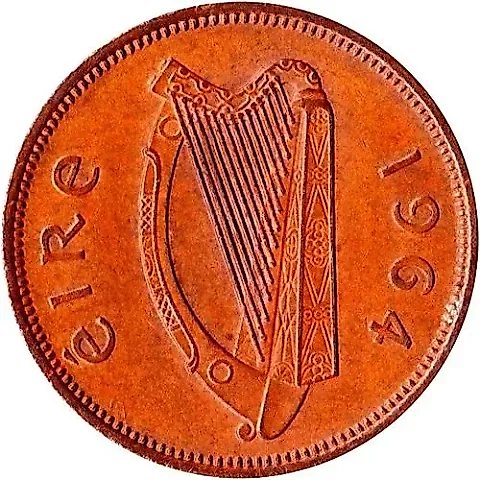 ½ пенни 1939-1967 [Ирландия] — 1