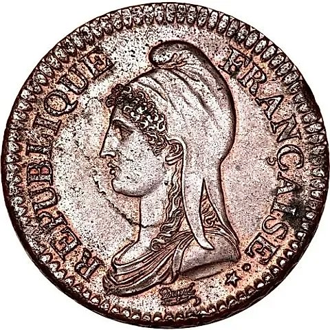 2 Decimes 1795-1796 [France] — 1