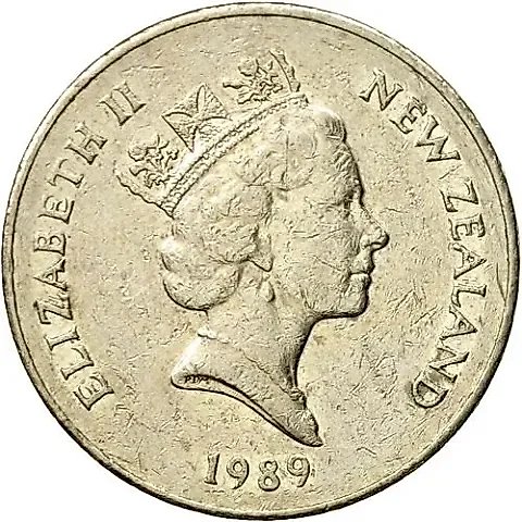20 Cents 1989 [New Zealand] — 1