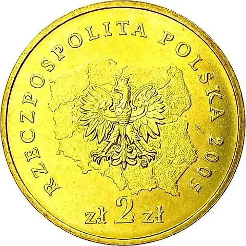 2 Zlotych 2005, Warmian-Masurian Voivodeship [Poland] — 1
