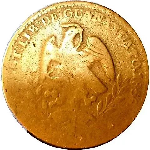 ¼ Real 1856-1857 [Mexico] — 1