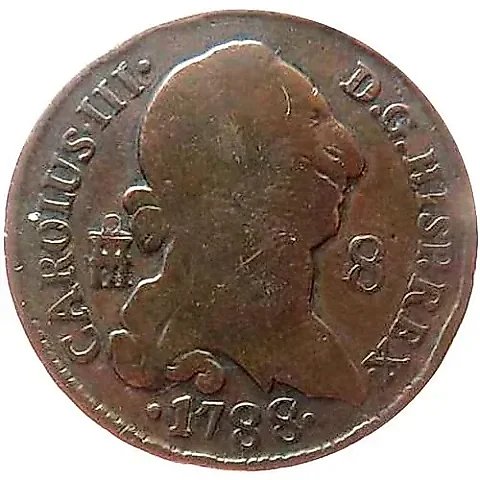 8 мараведи 1788-1808 [Испания] — 1
