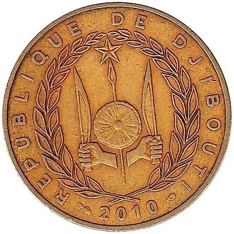 20 Francs 2010 [Djibouti] — 1
