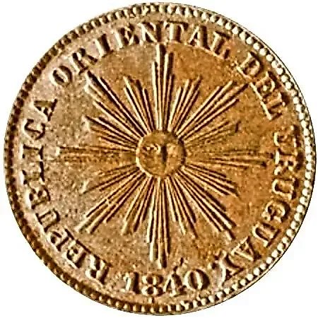5 сентимо 1840-1854 [Уругвай] — 1