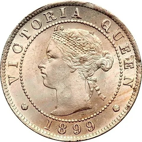 ½ пенни 1869-1900 [Ямайка] — 1