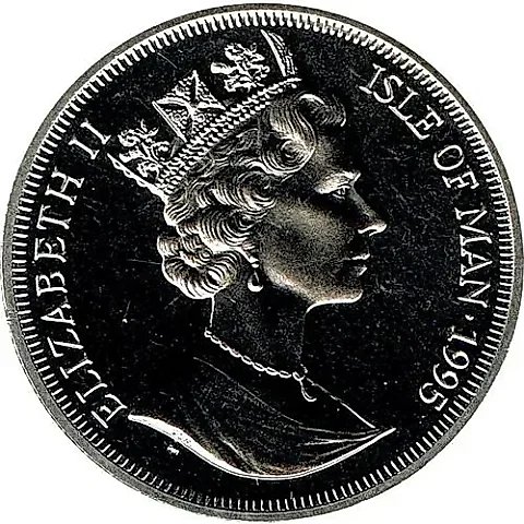 1 Crown 1995, Guglielmo Marconi, Radio Equipment [Isle of Man] — 1