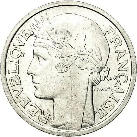 2 Francs 1948, No Mint Mark [France] — 1