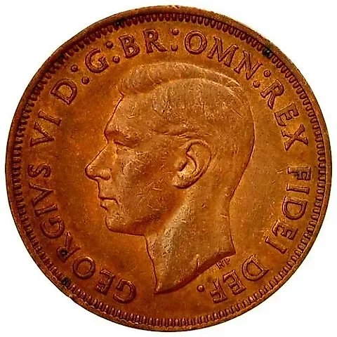 ½ Penny 1949-1952 [Great Britain] — 1