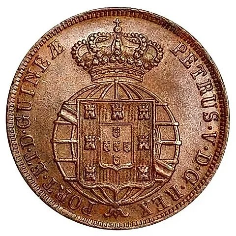 ½ макуты 1858-1860 [Ангола] — 1