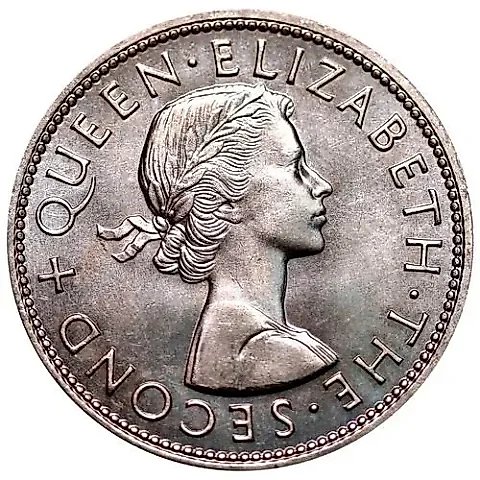 1/2 Crown 1963 [New Zealand] — 1