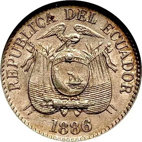 1 Centavo 1884-1886 [Ecuador] — 1