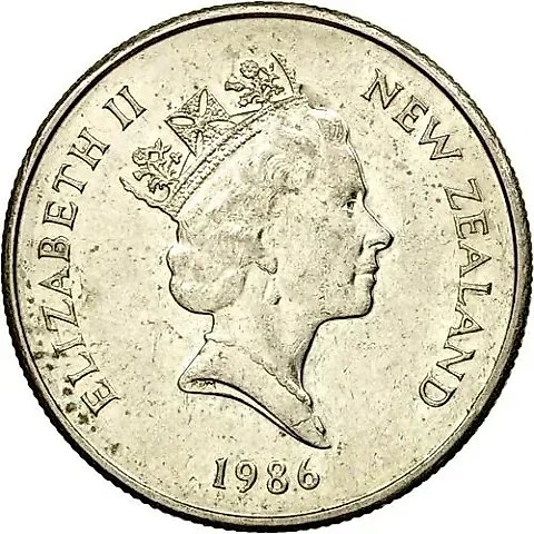5 Cents 1986 [New Zealand] — 1