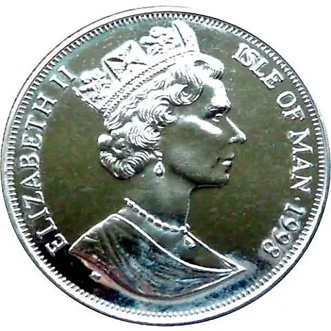 1 крона 1998, Великая французская революция 1789 [Остров Мэн] — 1