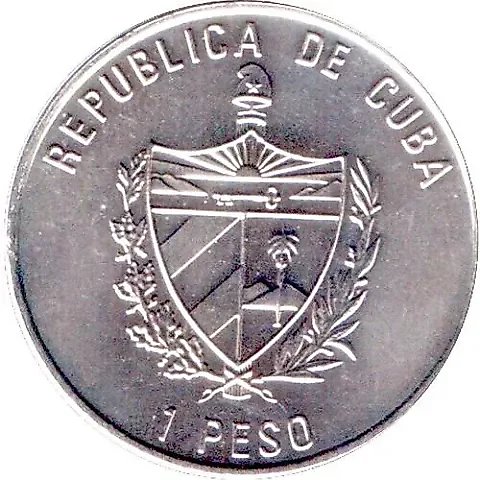 1 Peso 2001, 180th Anniversary of the Battle of Carabobo [Cuba] — 1