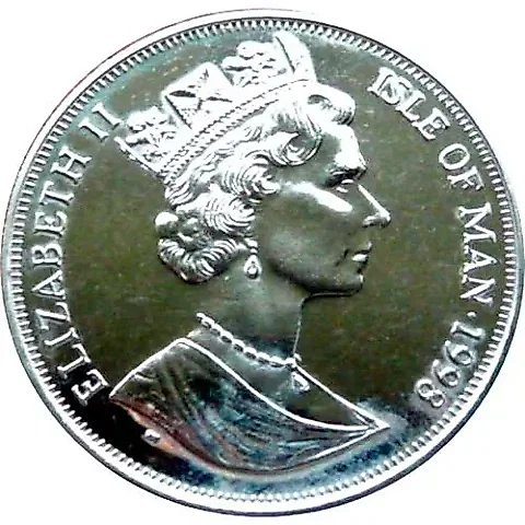 1 крона 1998, Цветочные феи - Нарцисс [Остров Мэн] — 1