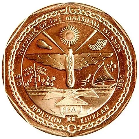 10 Dollars 1994, Neptune [Marshall Islands] — 1