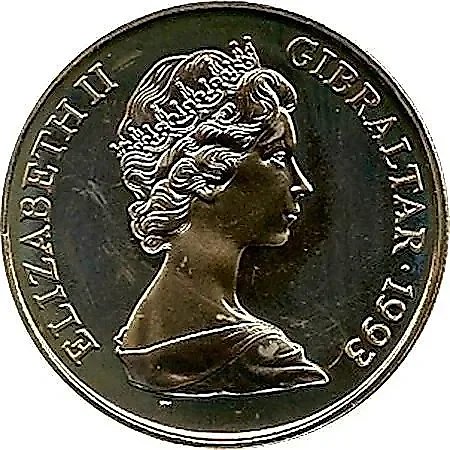 1 Crown 1993, 40th Anniversary of the Coronation of Elizabeth II [Gibraltar] — 1