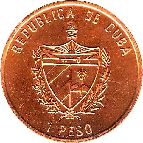 1 Peso 1989, 220th Anniversary of the Birth of Alexander von Humboldt /Copper/ [Cuba] — 1
