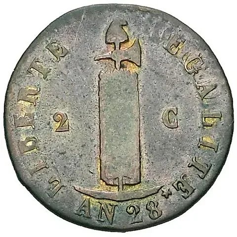 2 Centimes 1828-1842 [Haiti] — 1